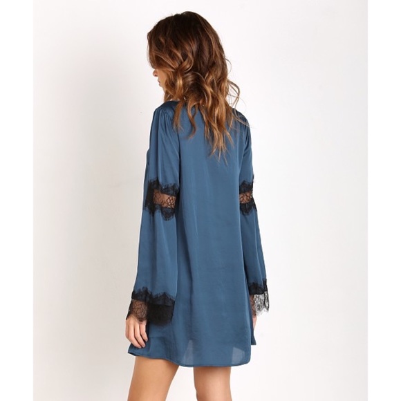 Tularosa Revolve Catarina Dress Deep Sea - Picture 3 of 15